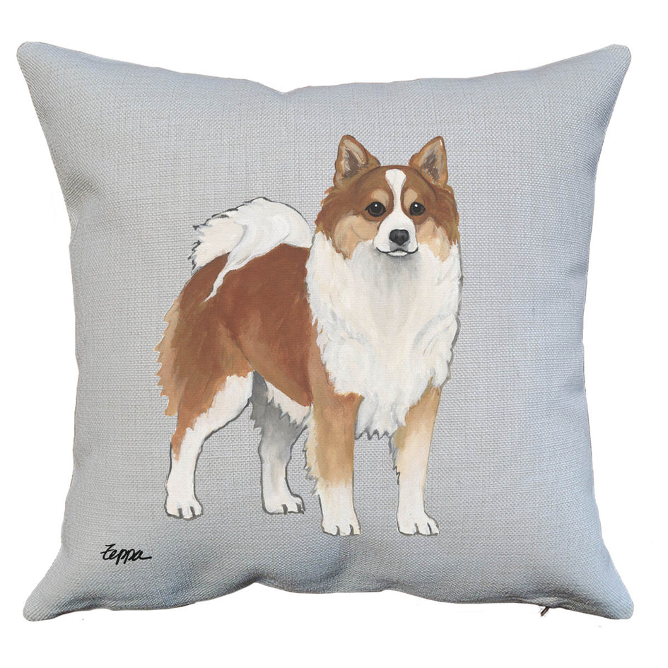 Icelandic Sheepdog Pillow Cover