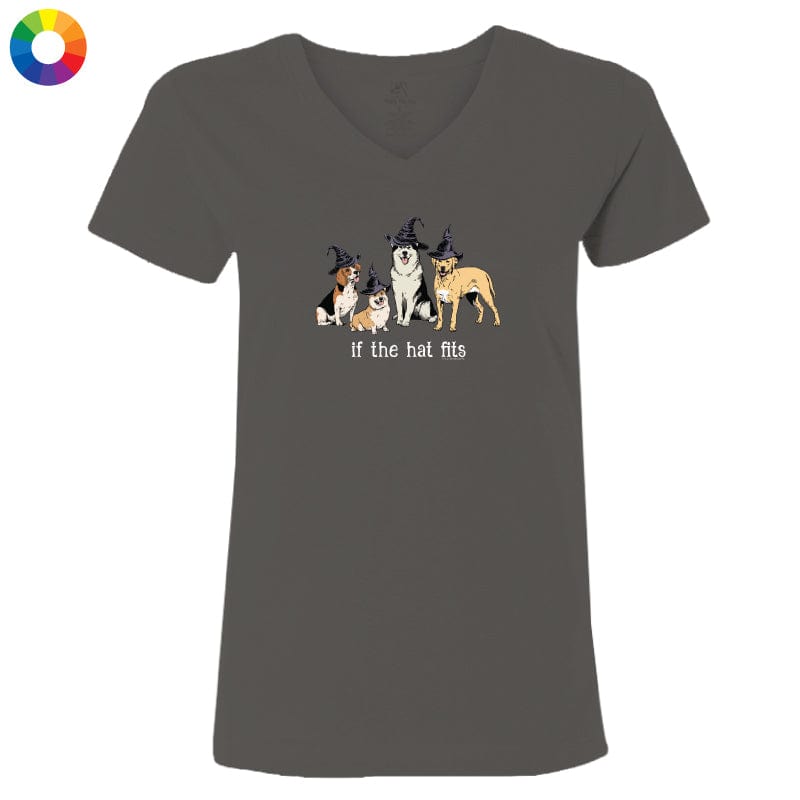 If the Hat Fits - Ladies T-Shirt V-Neck