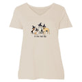 If the Hat Fits - Ladies Curvy V-Neck Tee
