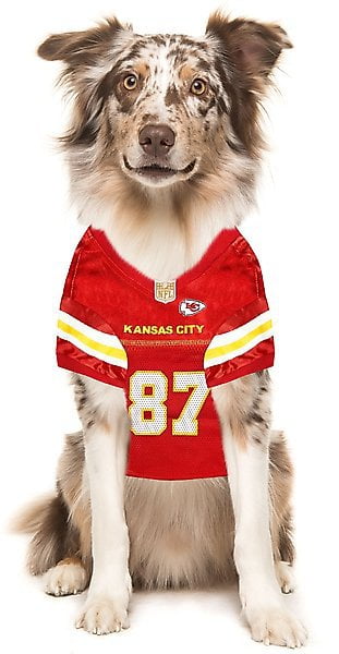 Kelce Chiefs Dog Shirt Pets First NFLPA Travis Kelce Dog Jersey