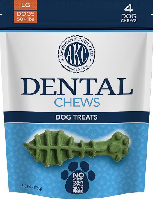 American Kennel Club Treats AKC Natural Dental Chews Dog Treats