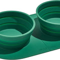Wild One Collapsible Travel Silicone Duo Dog Bowl