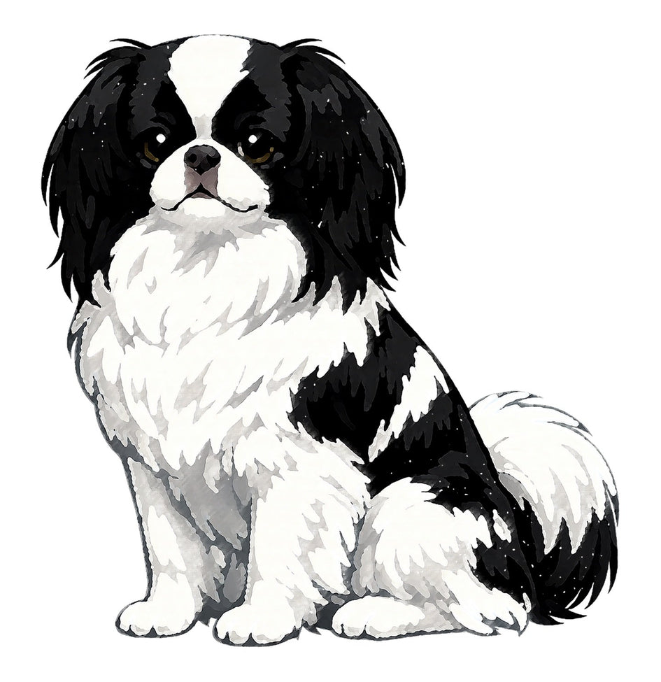 Japanese Chin Watercolor - Ceramic Mug