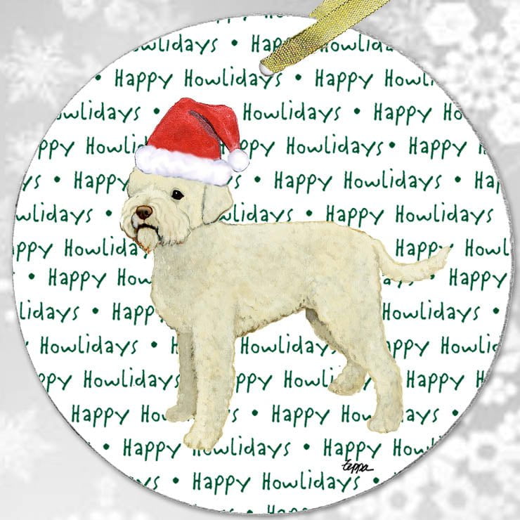 Lagotto Romagnolo "Happy Howlidays" Ornament