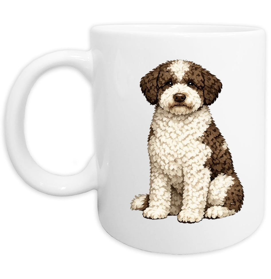 Lagotto Romagnolo Watercolor - Ceramic Mug