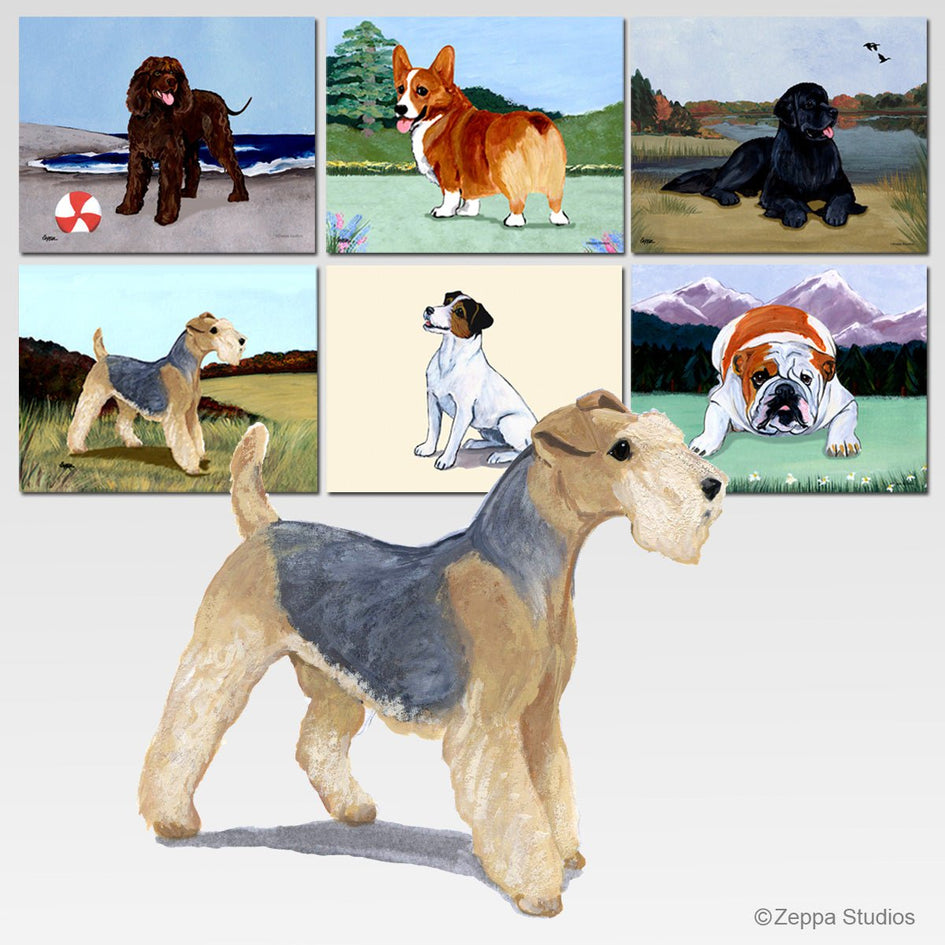 Lakeland Terrier Scenic Cutting Board