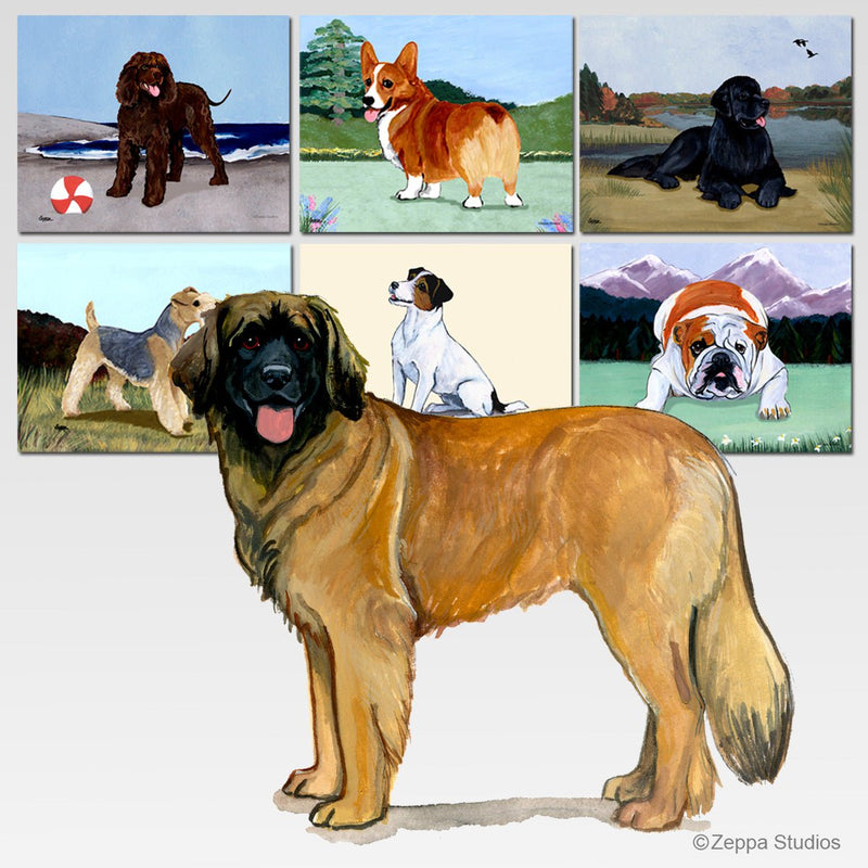 Leonberger Scenic Cutting Board