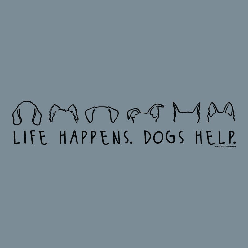 Life Happens Dogs Help - Sweatshirt Pullover Hoodie