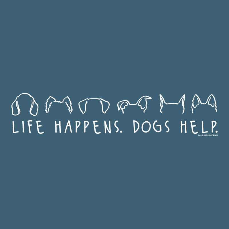 Life Happens Dogs Help - Lightweight Tee