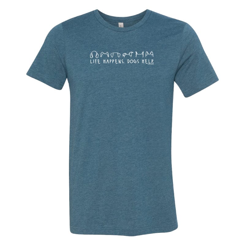 Life Happens Dogs Help - Lightweight Tee
