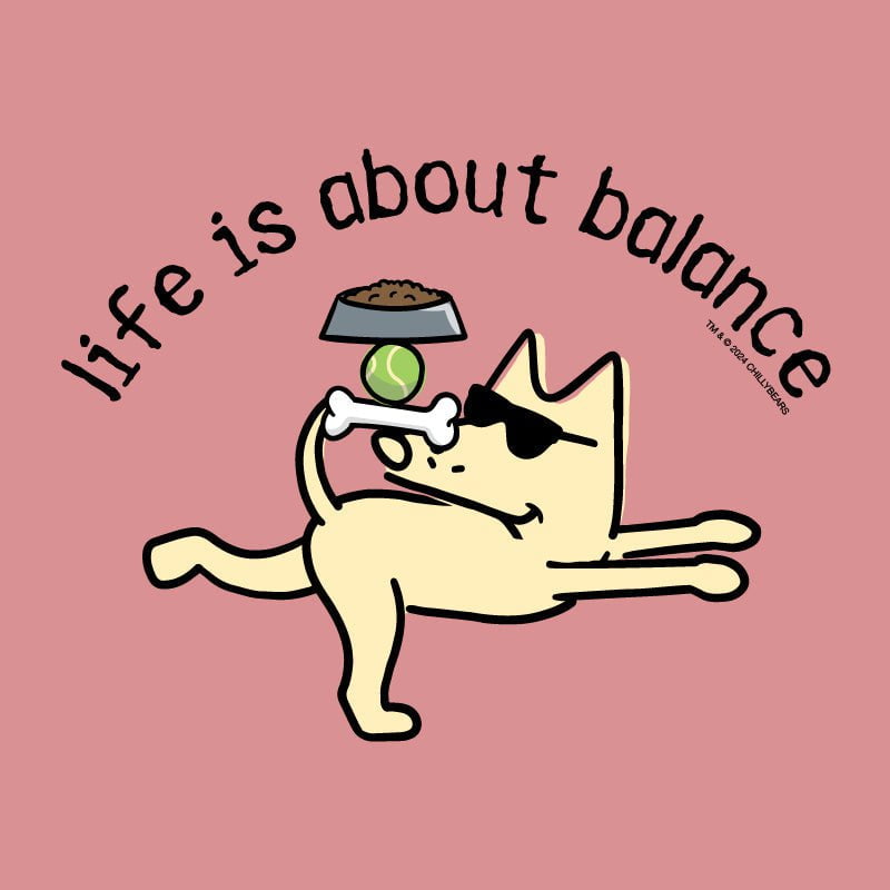 Life's About Balance - Ladies T-Shirt V-Neck