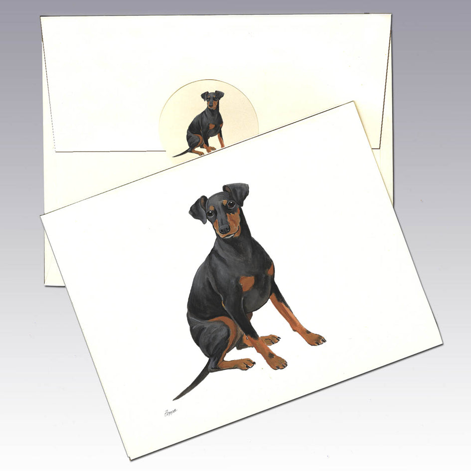 Manchester Terrier Note Cards