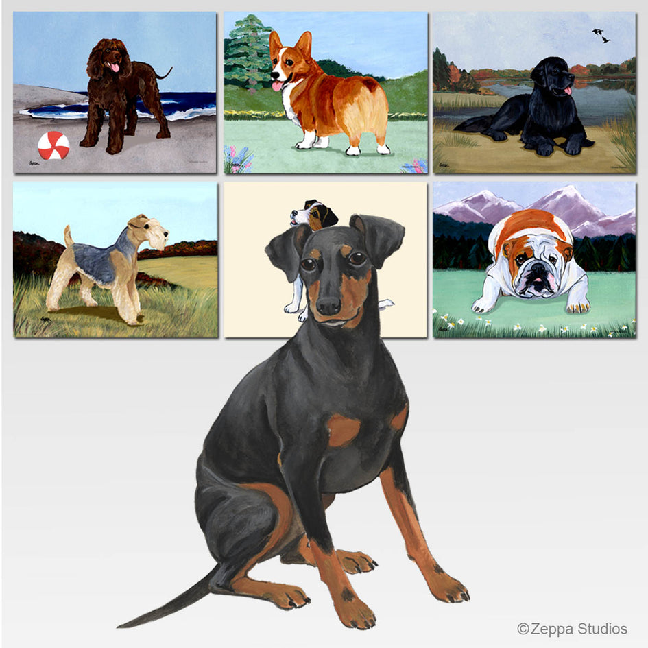 Manchester Terrier Scenic Cutting Board
