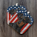 Manchester Terrier Americana Pot Holder Set