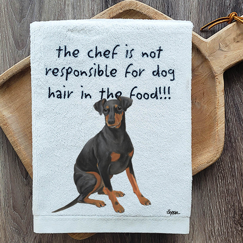 Manchester Terrier Dish Towel