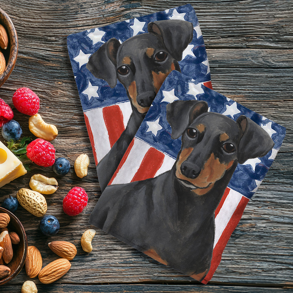 Manchester Terrier Americana Kitchen Towel Set