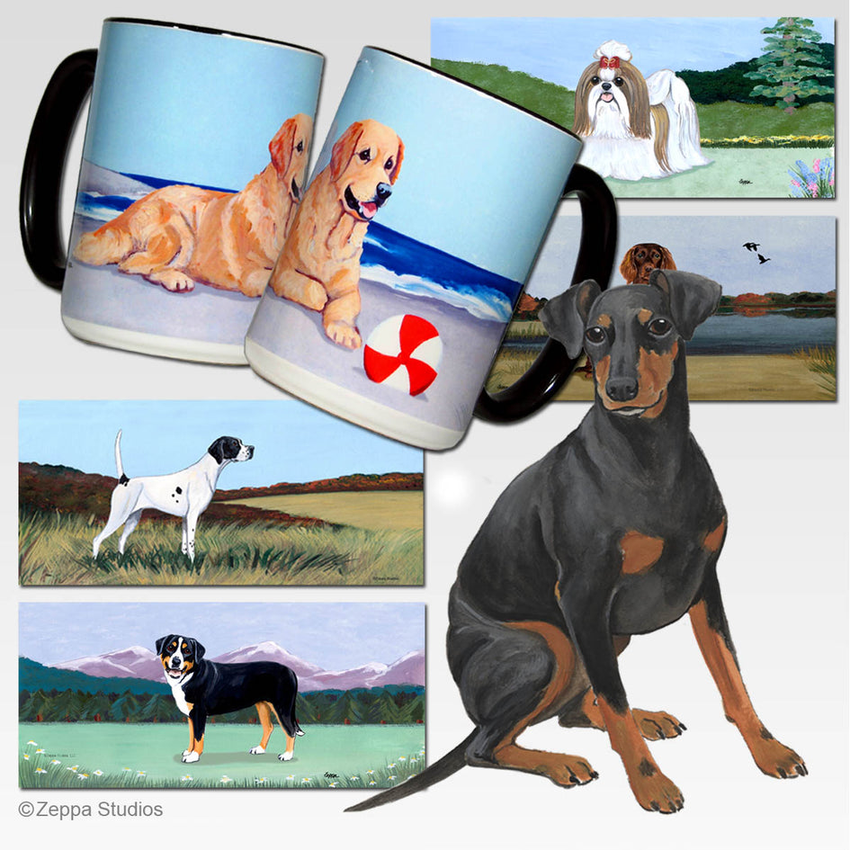 Manchester Terrier Scenic Mug