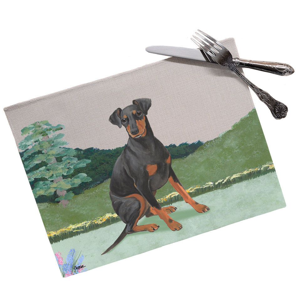 Manchester Terrier Scenic Placemats