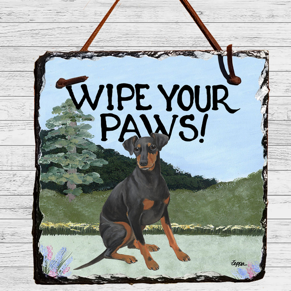 Manchester Terrier Slate Sign