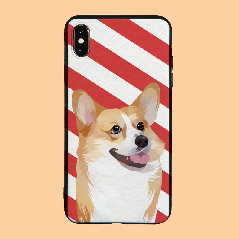 Holiday Custom Dog Samsung Phone Case Matte Finish - Classic Design