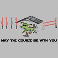 May The Course Be With You - Ladies T-Shirt V-Neck