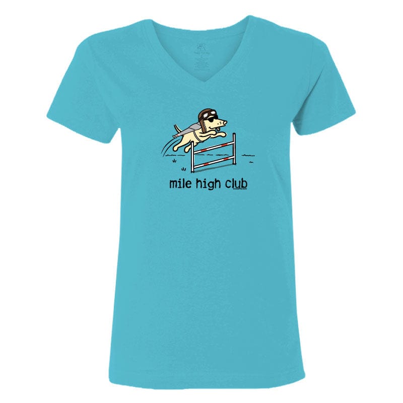 Mile High Club - Ladies T-Shirt V-Neck