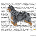 Miniature American Shepherd Cutting Board