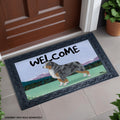 Miniature American Shepherd Welcome Mat
