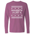 Naughty List Ugly Sweater - Long-Sleeve T-Shirt Classic