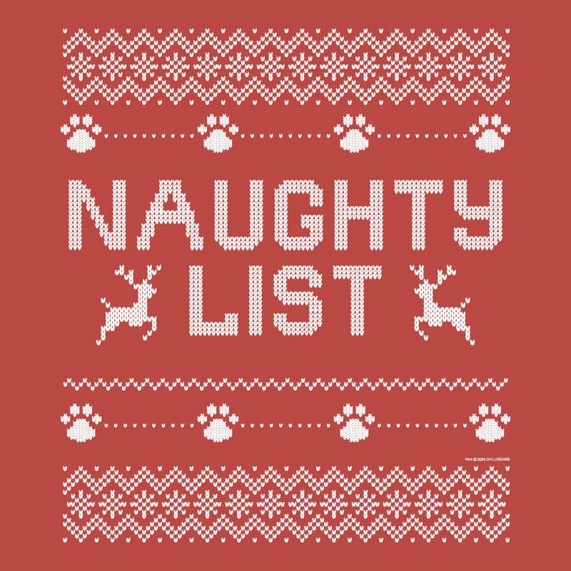 Naughty List Ugly Sweater - Long-Sleeve T-Shirt Classic