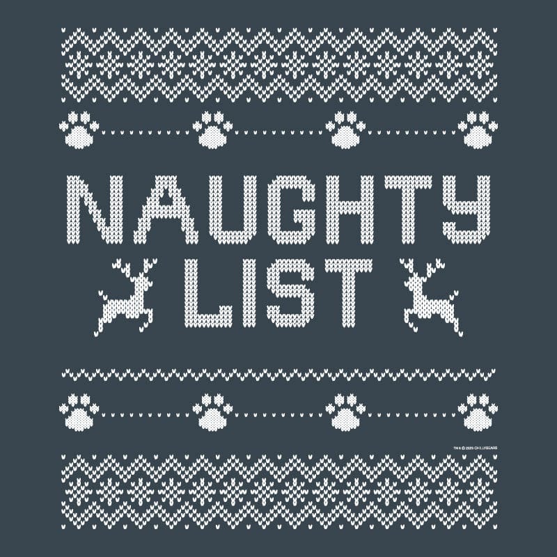 Naughty List Ugly Sweater - Long-Sleeve T-Shirt Classic