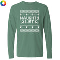 Naughty List Ugly Sweater - Long-Sleeve T-Shirt Classic