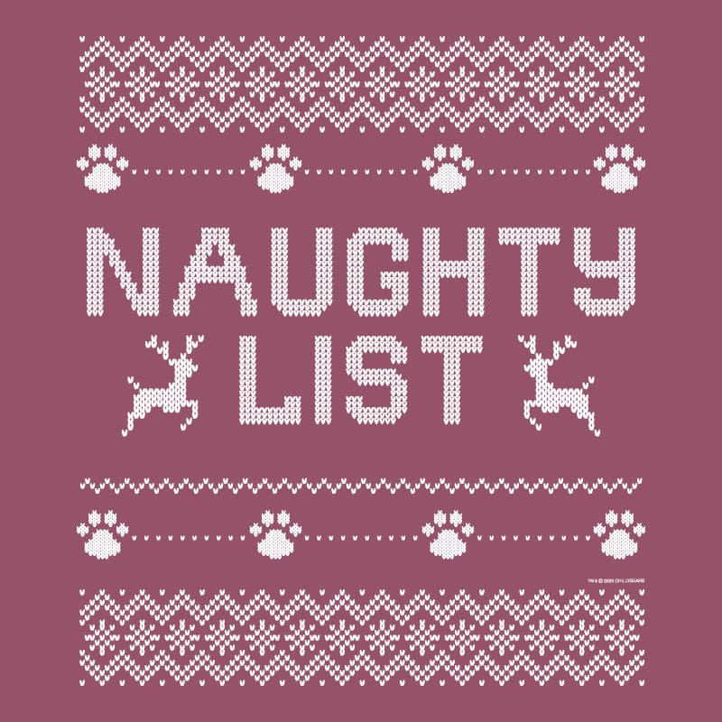 Naughty List Ugly Sweater - Crewneck Sweatshirt