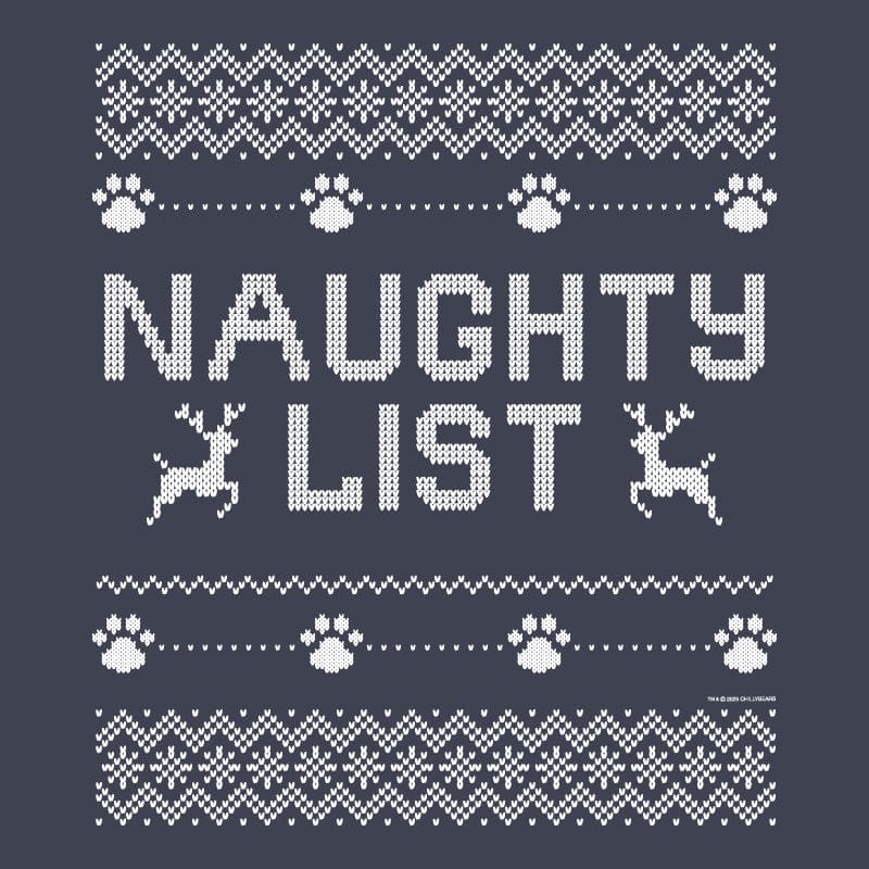 Naughty List Ugly Sweater - Crewneck Sweatshirt