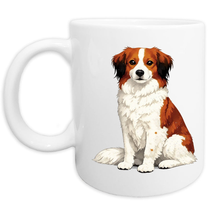 Nederlandse Kooikerhondje Watercolor - Ceramic Mug