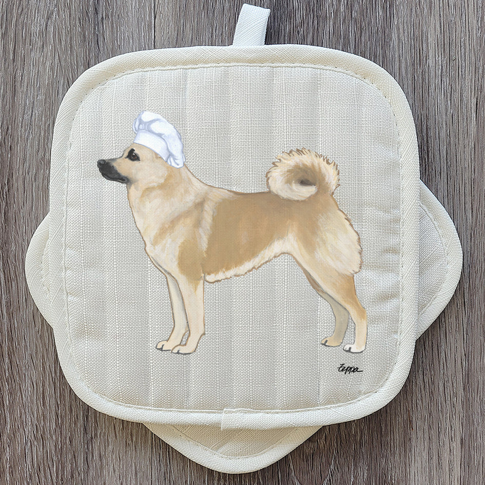 Norwegian Buhund Pot Holder Set