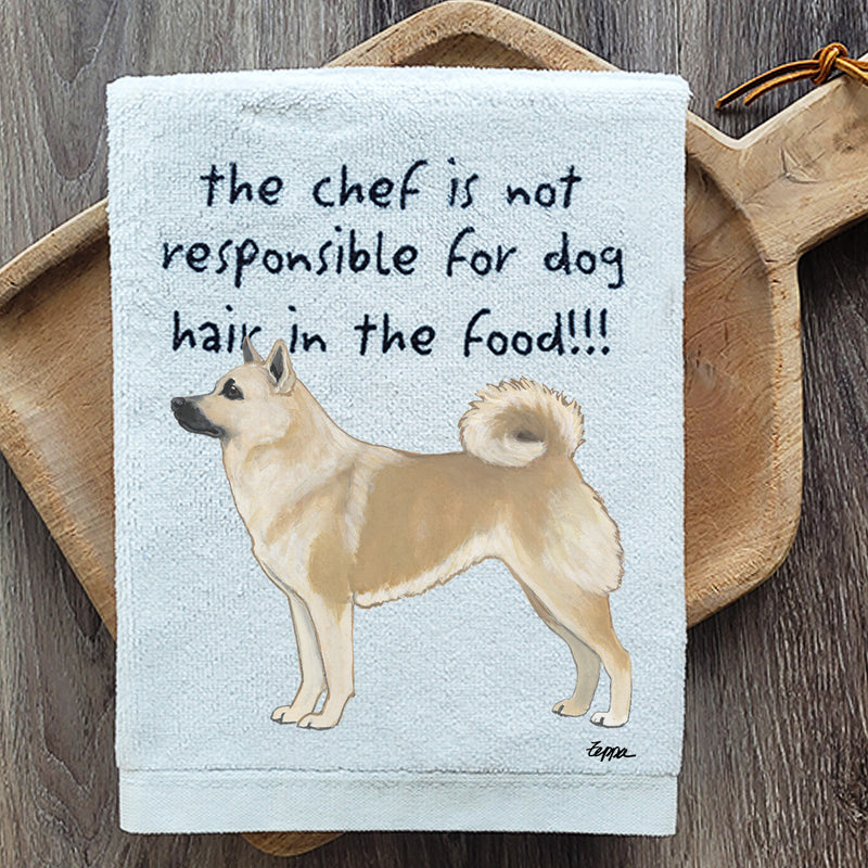 Norwegian Buhund Dish Towel