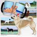 Norwegian Buhund Scenic Mug