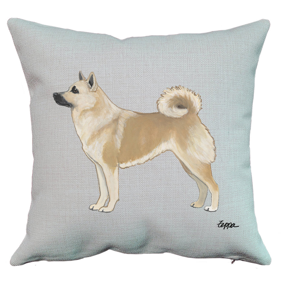 Norwegian Buhund Pillow Cover