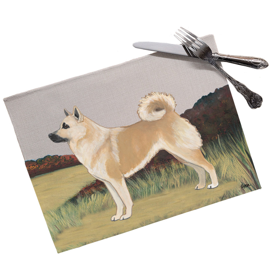 Norwegian Buhund Scenic Placemats