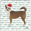 Norwegian Lundehund  "Happy Howlidays" Coaster