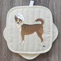 Norwegian Lundehund Pot Holder Set