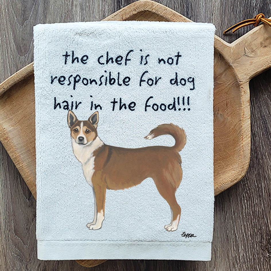 Norwegian Lundehund Dish Towel