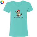 Oh Christmas Treat - Ladies T-Shirt V-Neck