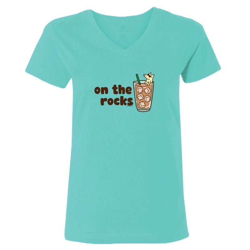On the Rocks - Ladies T-Shirt V-Neck