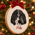The Custom Embroidered Pet Ornament