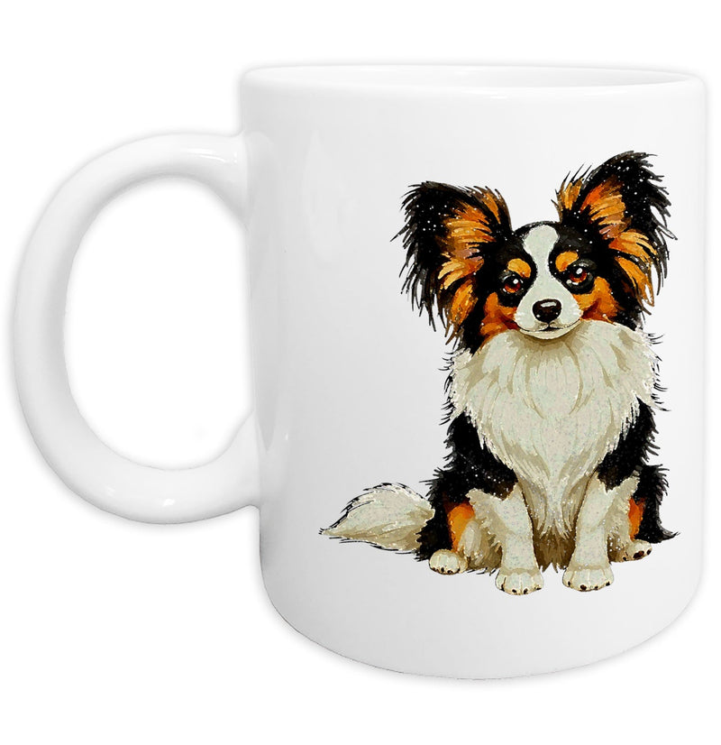 Papillon Watercolor - Ceramic Mug