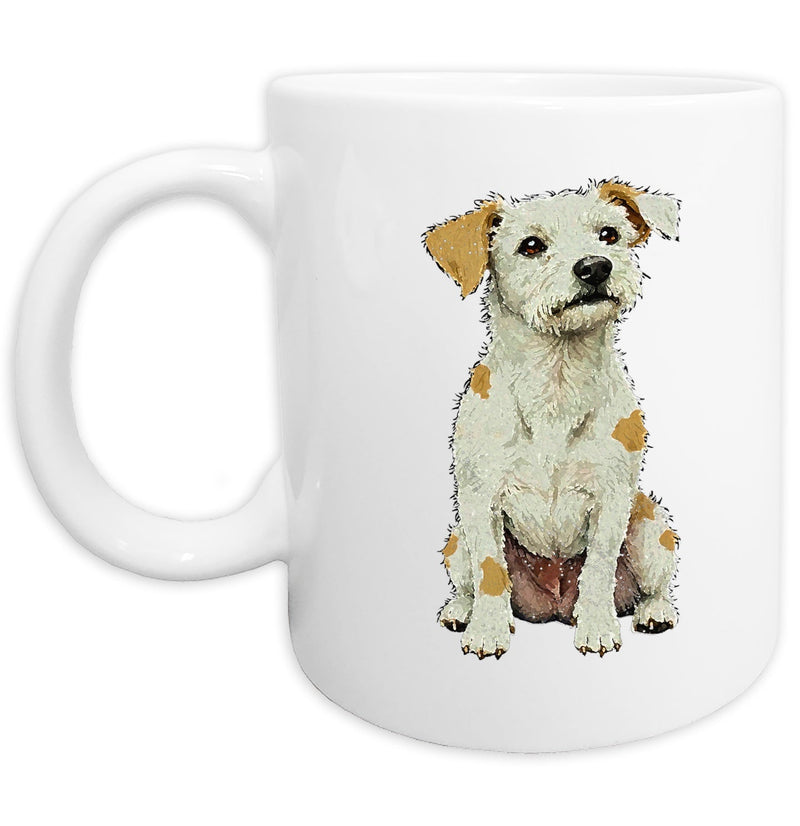 Parson Russell Terrier Watercolor - Ceramic Mug