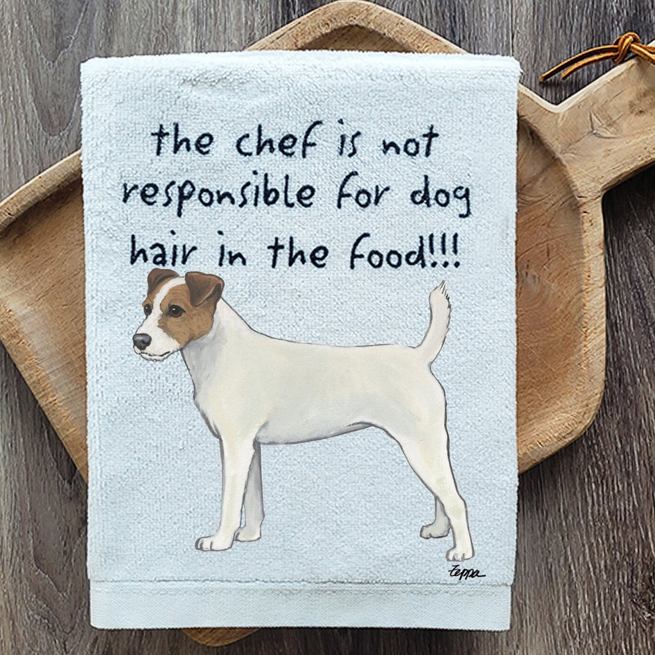 Parson Russell Terrier Dish Towel