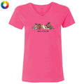 Play it by Ear - Ladies T-Shirt V-Neck
